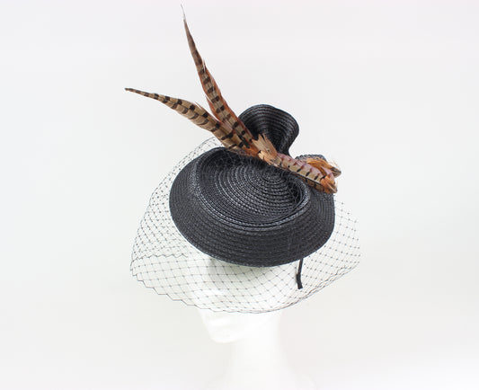 Tocado Negro Faisan