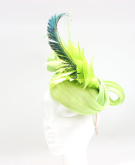 Tocado Lima Pavo Real