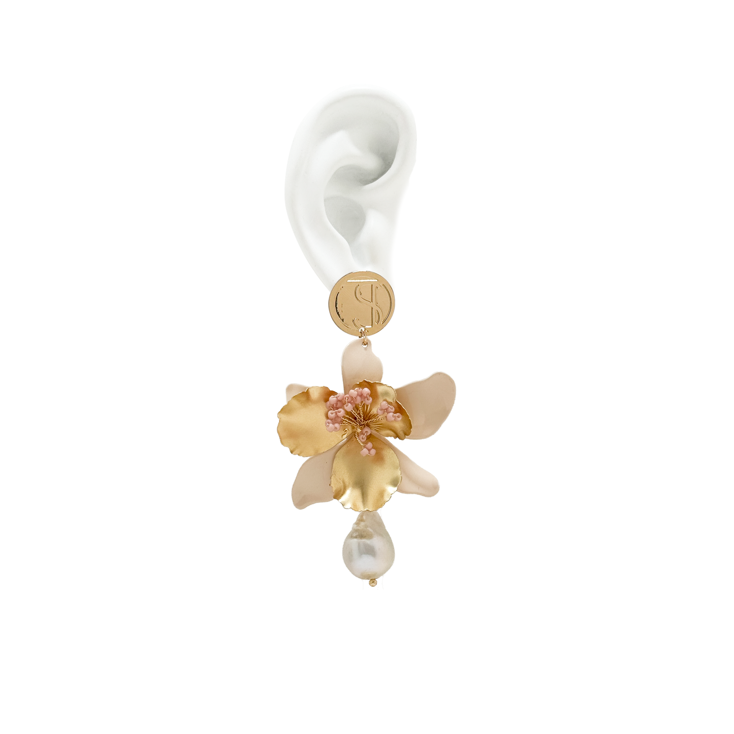 Pearl Flower Bloom Earrings