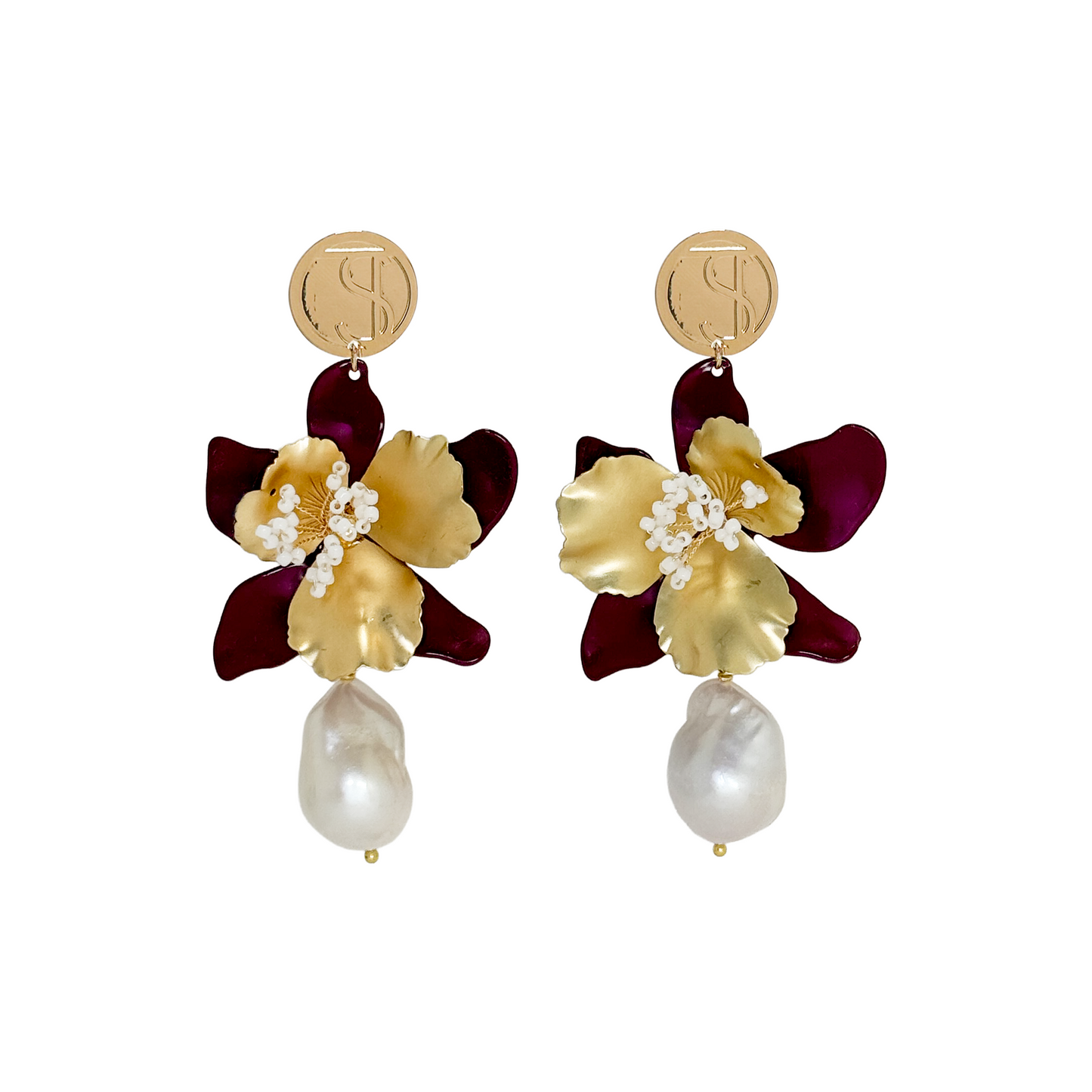 Pearl Flower Bloom Earrings