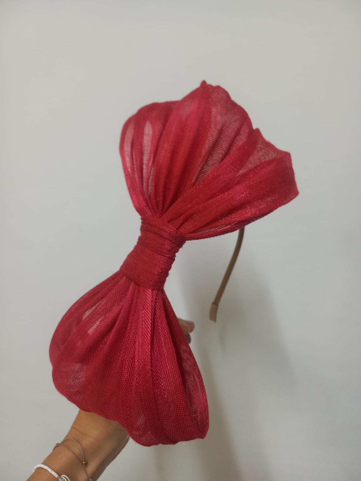 Tocado Lazo Rojo