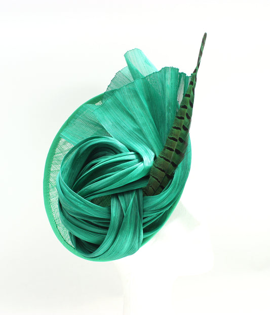 Tocado Verde Faisan