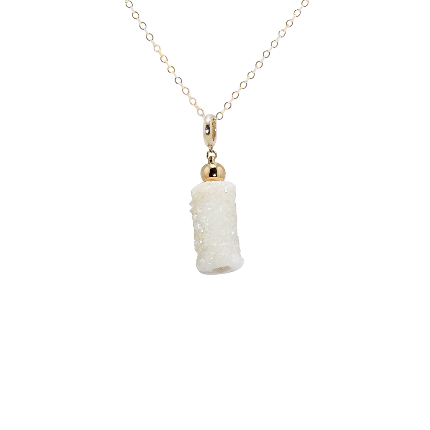 Anandalite Quartz Charm