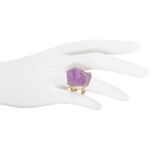 Facetted Arc Ring